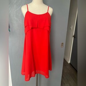 LuLus Into the Tropics Tiered Mini Dress